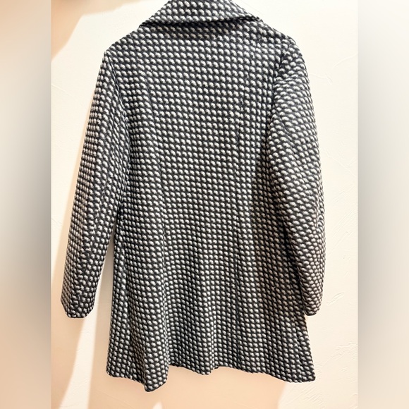 Tocca Black and White Pea Coat - Picture 2 of 7